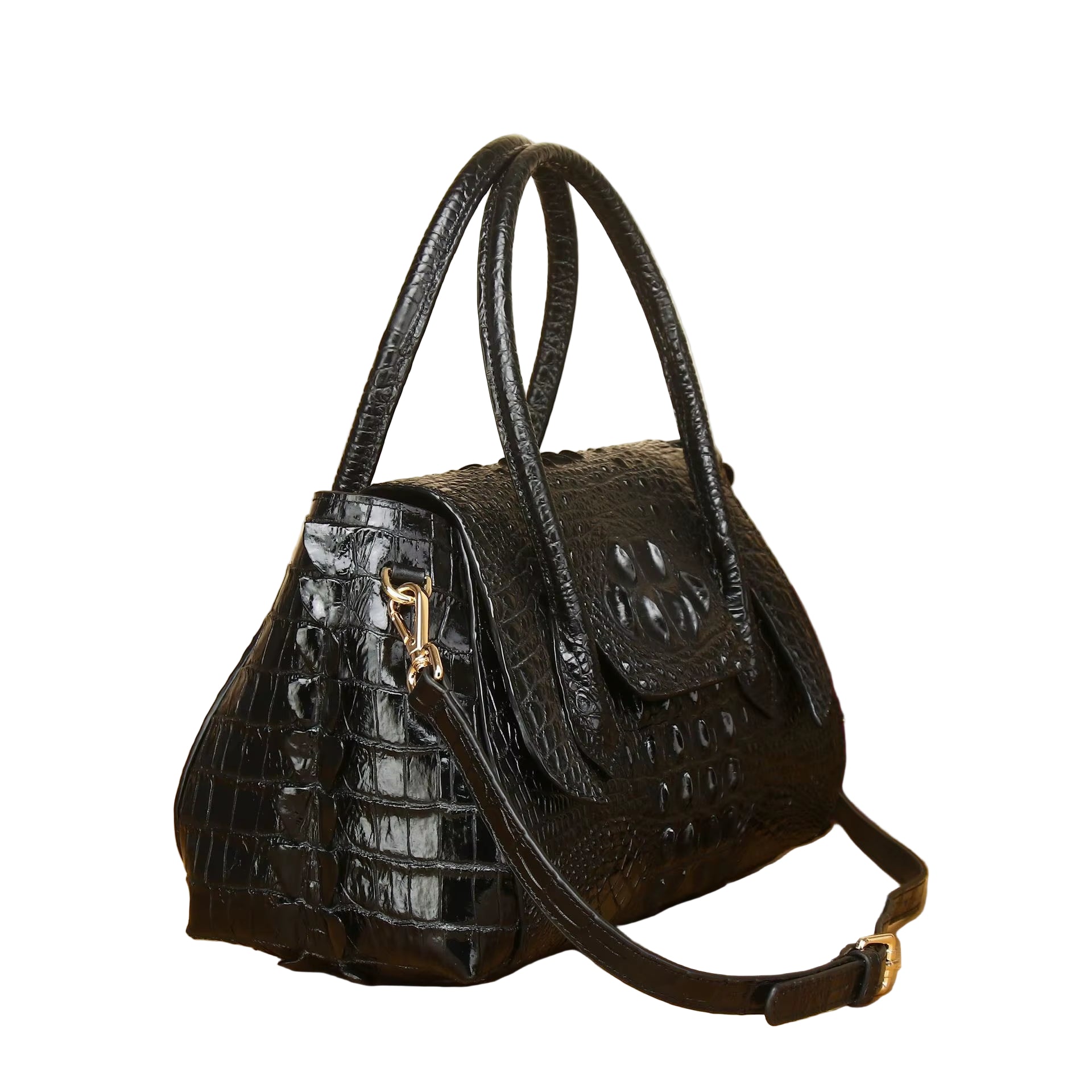 WESTAL Luxury Crocodile Print Genuine Leather Handbag Top Handle Handbags Women Ladies Work Tote Bag Women Handbag