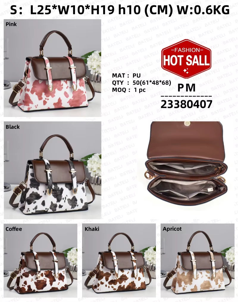 2025 New Designer Luxury Cross Body PU Leather Handbag Ladies Single Strap Genuine Leather Diamond Flower Fashion Polyester